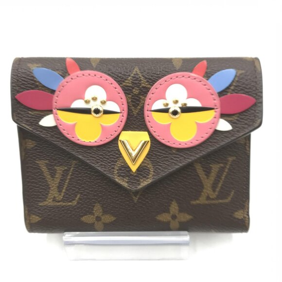 NWOT LOUIS VUITTON 2016 Lovely Birds Owl Victorine Compact Wallet - Picture 3 of 11